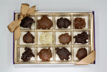 Load image into Gallery viewer, Assorted Chocolate Nut Cluster Gift Box - 12 Piece
