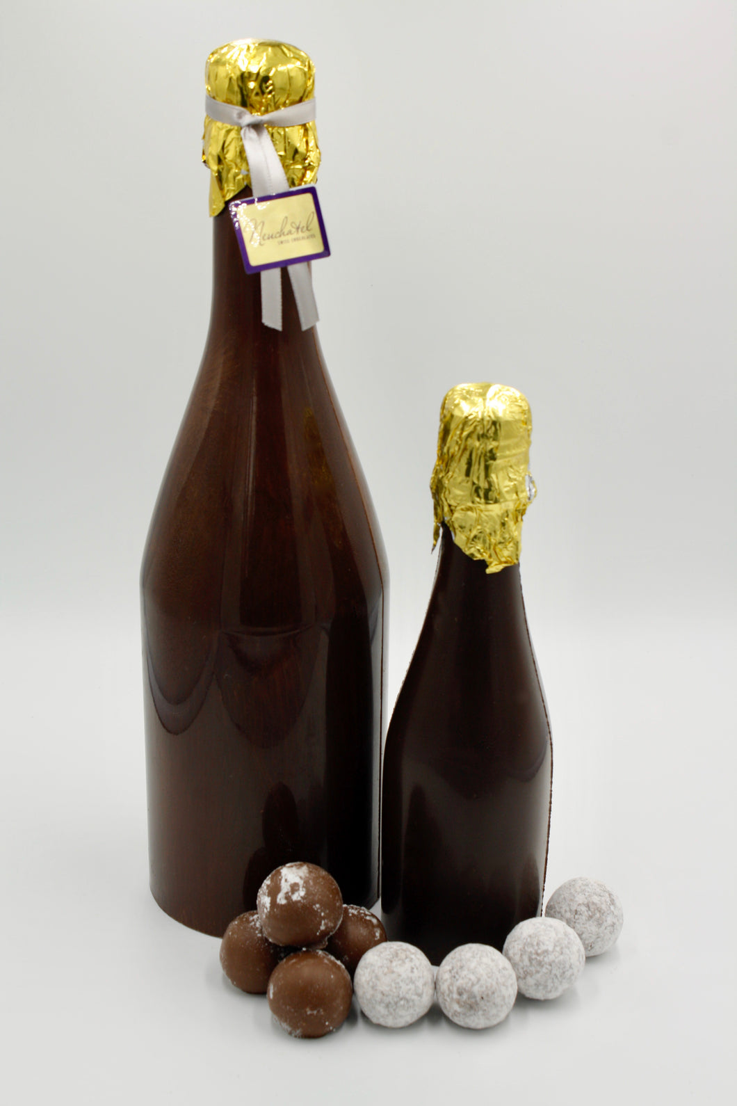 Swiss Chocolate Champagne Bottle